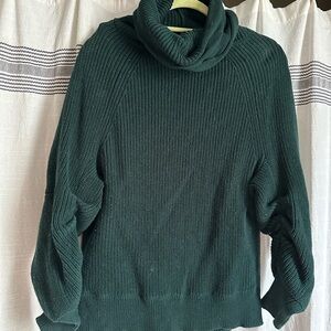 Women's Green cowl neck Sweater